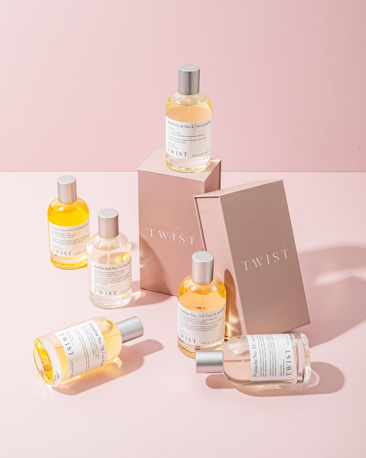 Twist Imagine No. 78 - Eau De Parfum Inspired by Killian's Love, Don’t Be Shy, Long Lasting Perfume For Women, Marshmallow & Floral, Vegan, Clean Ingredients, Fragrance - Spray 100 ml | 3.4 fl. oz.