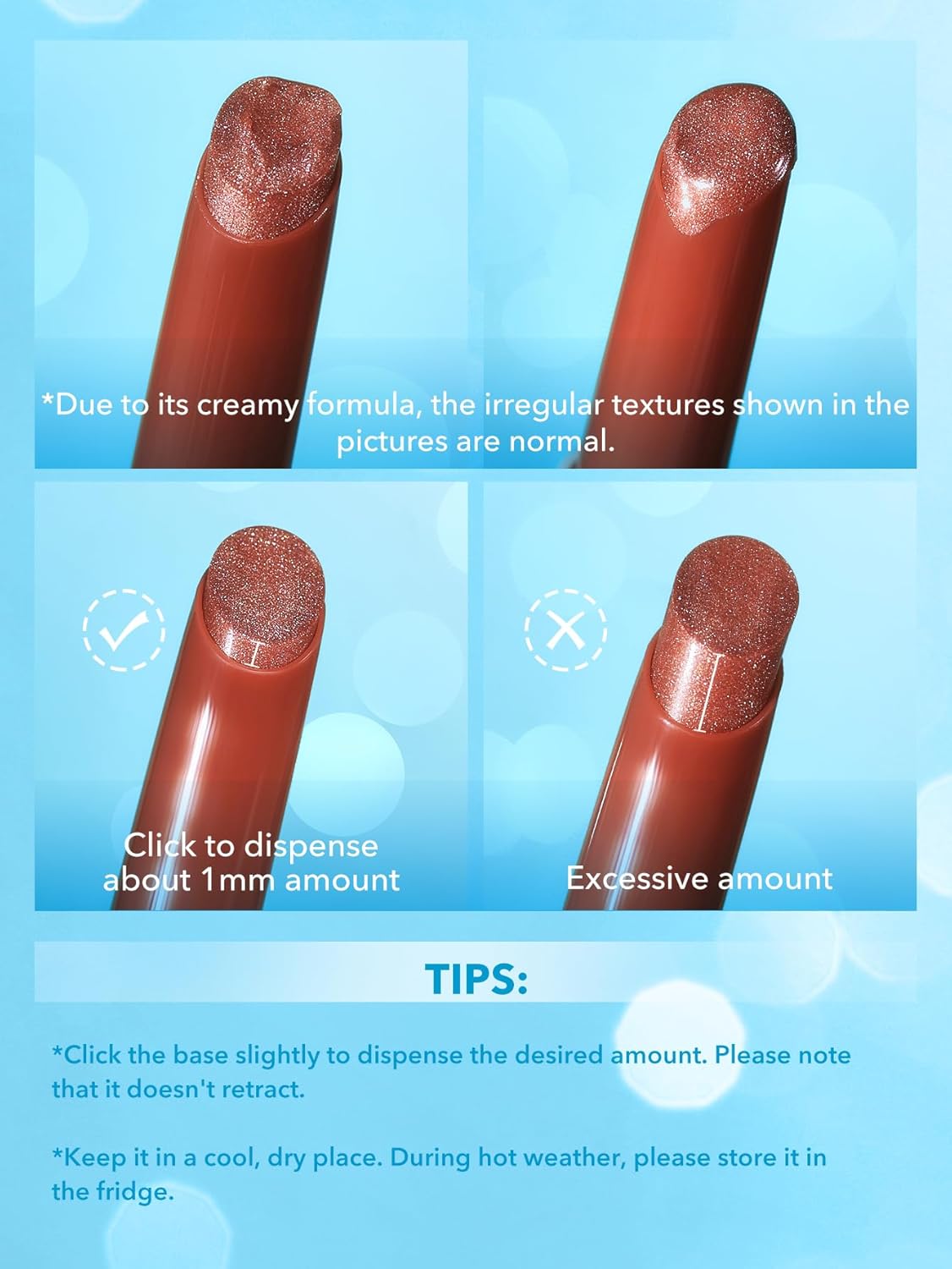 SHEGLAM Pout-Perfect Moisturizing Solid Lip Gloss Shimmer Lip Plumper - Sepia Kiss