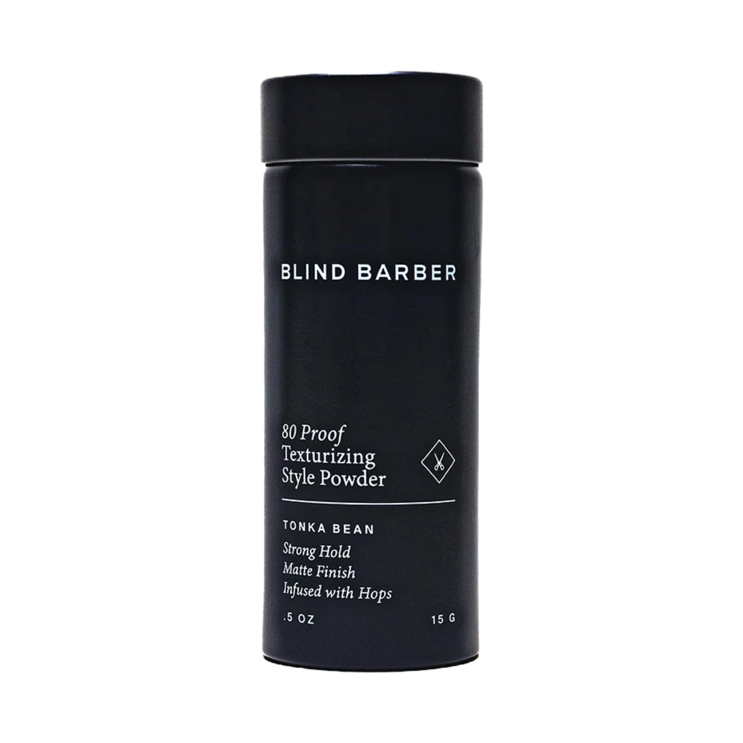 Blind Barber 80 Proof Texturizing Powder - Hair Styling Texture Powder for Men - Builds Weightless Volume - Matte Finish - Medium-to-Strong Hold Hair Products (0.5 oz)