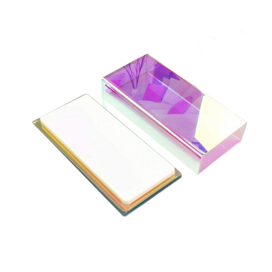 Eyelash Grafting Pallet with Cover, Dust-proof Acrylic Lash Tile holder, Eyelash Extensions Storage Gasket Pads (Dazzling S)