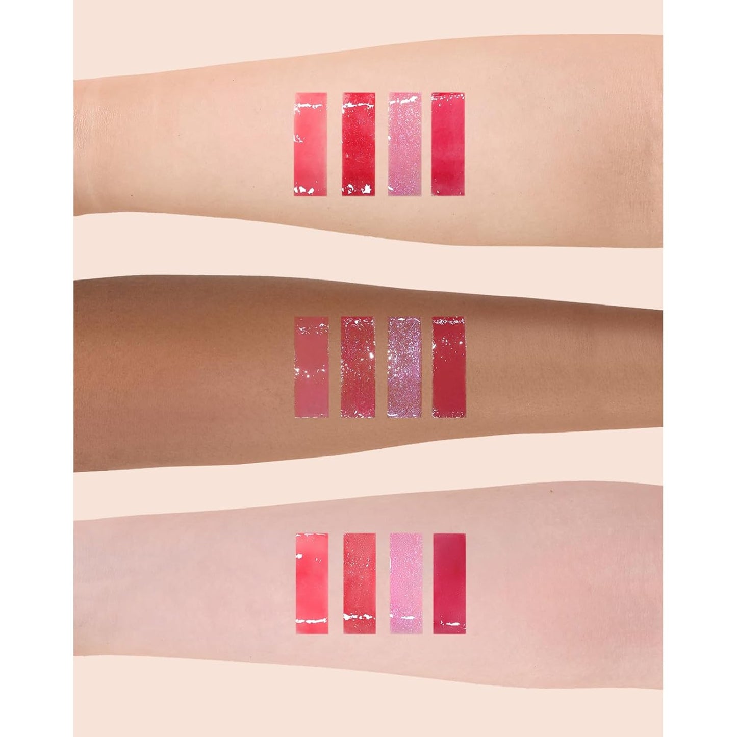 Flower Knows Violet Strawberry Rococo Glowy Lip Gloss,Moisturizing Shine Lip Oil,Hydrating Glitter Lip Plumper Makeup for Girls&Women,Vegan & Cruelty-Free,0.12 Fl Oz,1 Count (G03 Berry Bomb)