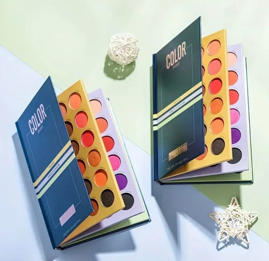 Generic Majical Book of Beauty Makeup Palette, 72 Colors, 3-Layer Folding Book, Eyeshadow Palette, Long Lasting