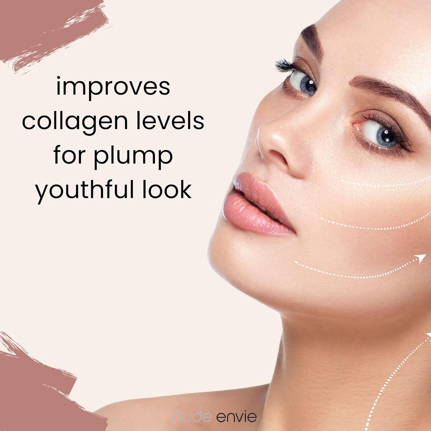 Nude Envie - Powder Blush - Silky Texture & Easy Application - Pigmented Long-Lasting Shimmer Finish - Infused With Crushed Pearls - Mirror Compact - Vegan, Paraben-Free & Cruelty-Free - Enchant