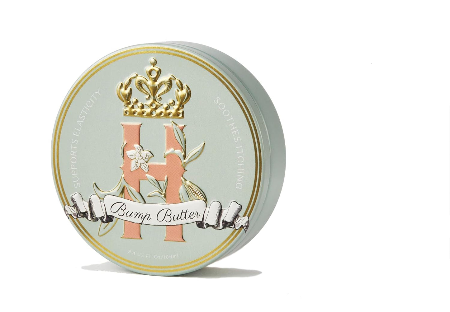 Bump Butter: 100% Natural Whipped Cocoa Butter Formula for Growing Baby Bumps - Soothing & Nourishing with Neroli & Frankincense - 3.4 Fl Oz/100 ML