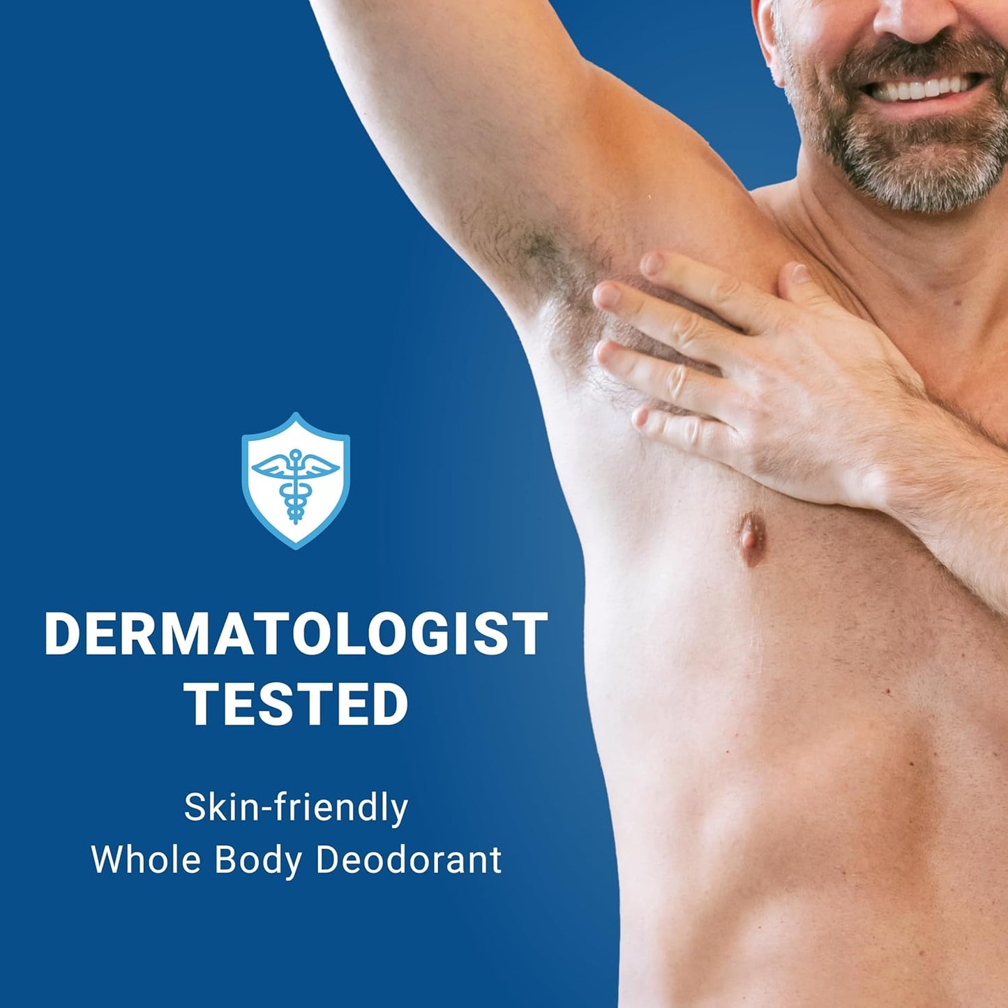 Mando Whole Body Deodorant For Men - Smooth Solid Stick - 72 Hour Odor Control - Aluminum Free, Baking Soda Free, Skin Safe - 2.6 ounce (Pack of 3)