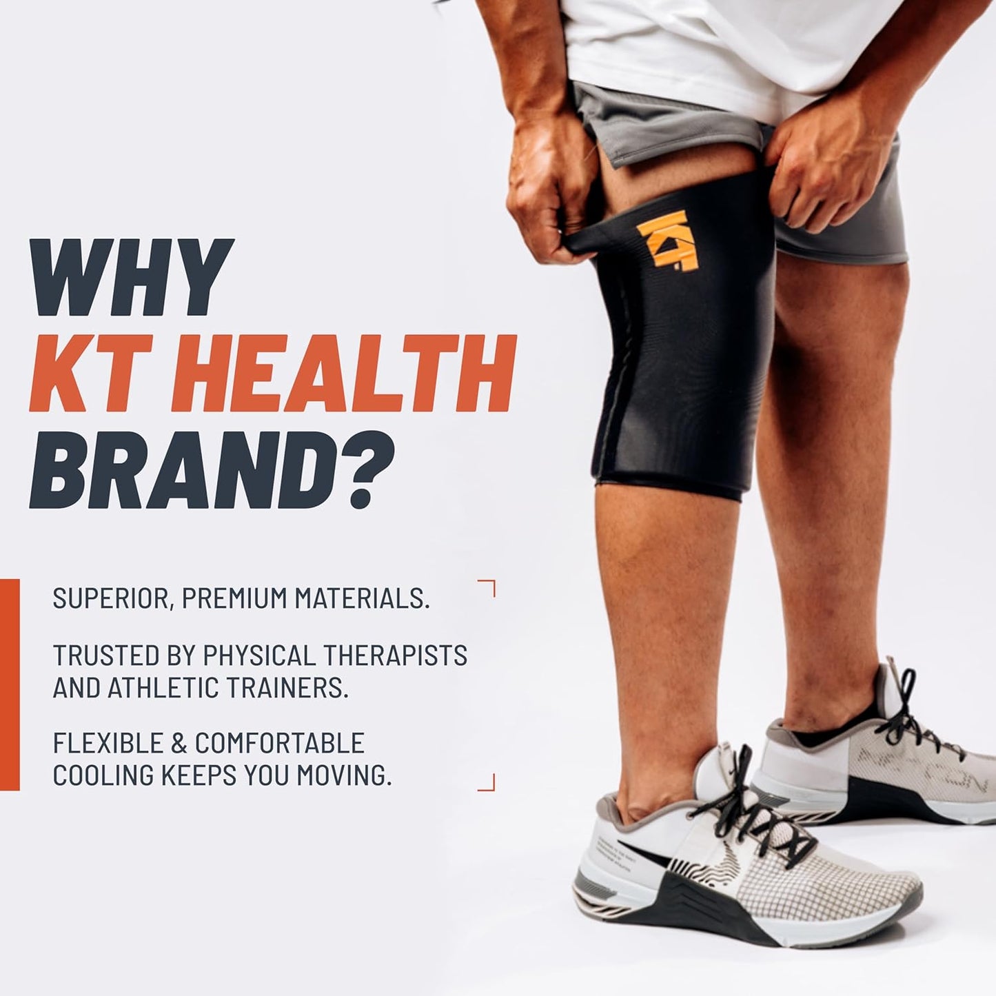 KT Health, Size M/L, Ice Sleeve and Universal Bag, Direct 360 Degree Cooling and Compression